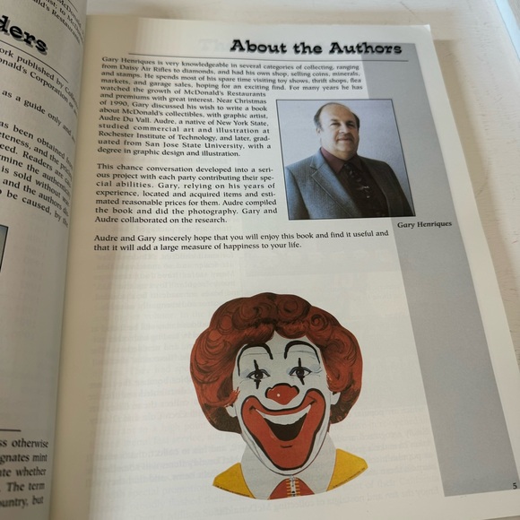 1997/99 Ronald McDonald's Collectibles Identification & Value Guide 1979 to 1996 - Picture 10 of 16